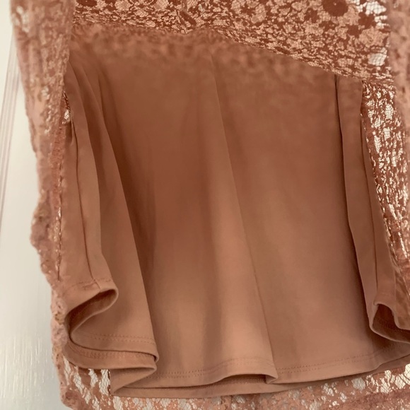 MONTEAU Top Lined Laced Top-Mauve size Medium - Picture 8 of 15